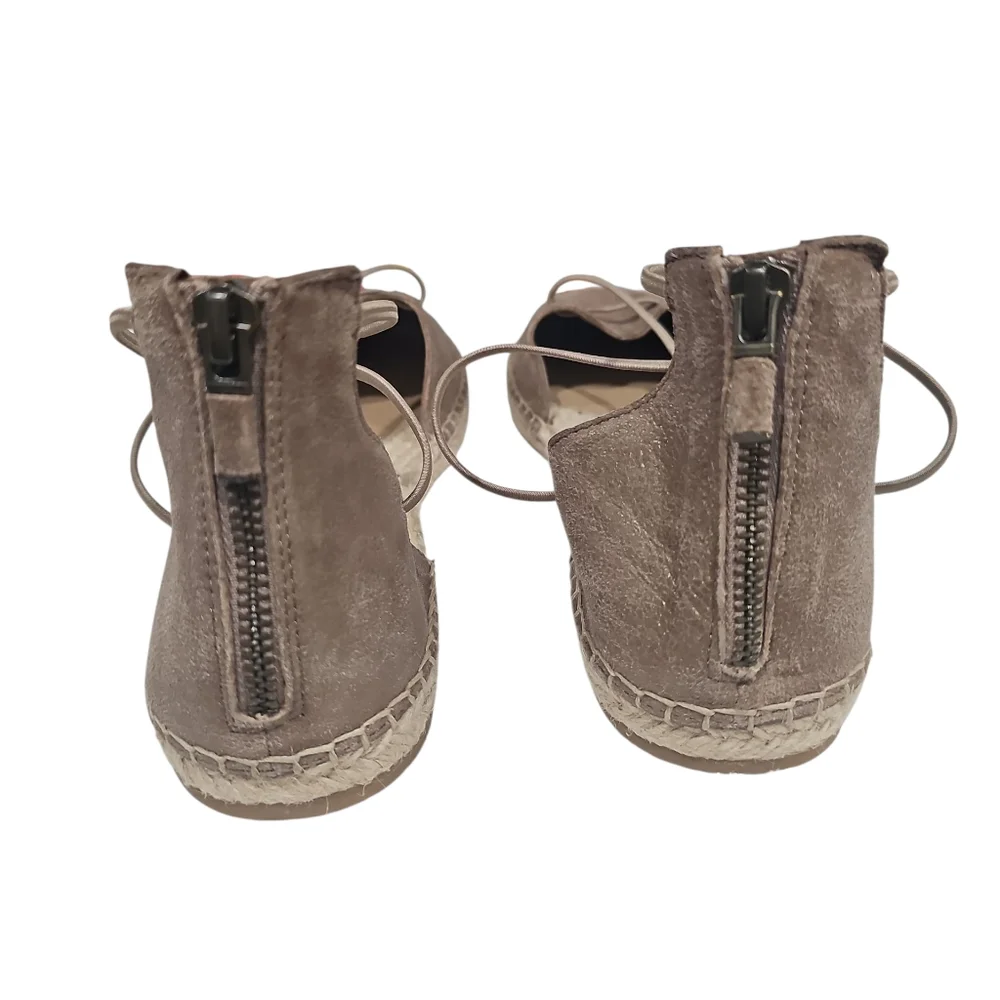 Eileen Fisher Lace Espadrille (Women) Platinum Sz 10 NWT